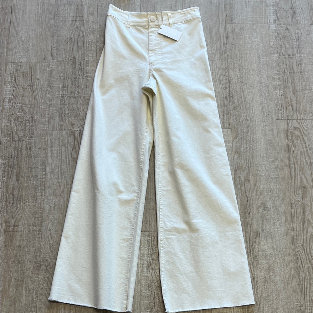 Z Supply Cream Wide Leg Pants